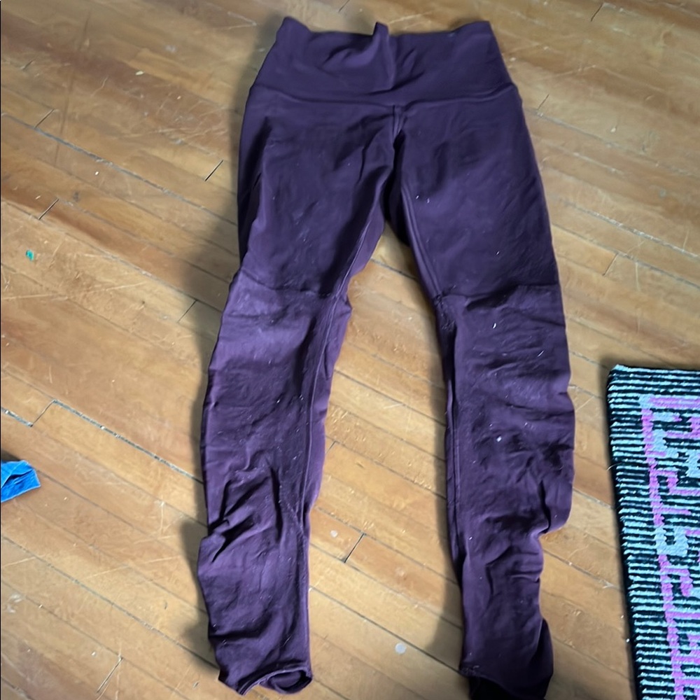 Lululemon Maroon Leggings